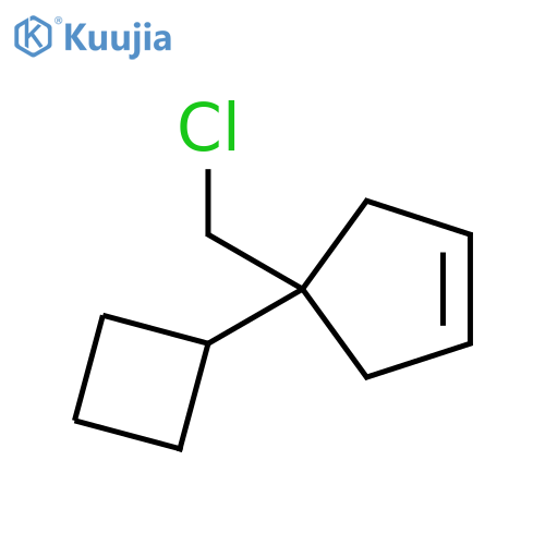 Cyclopentene, 4-(chloromethyl)-4-cyclobutyl- structure