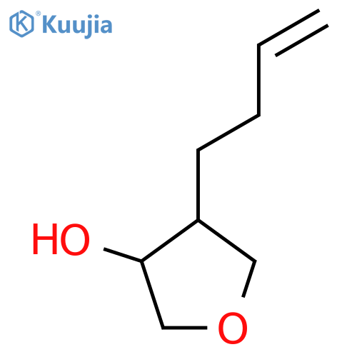 4-(But-3-en-1-yl)oxolan-3-ol structure