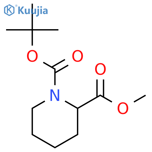 (S)-1-tert-Butyl 2-methyl piperidine-1,2-dicarboxylate structure