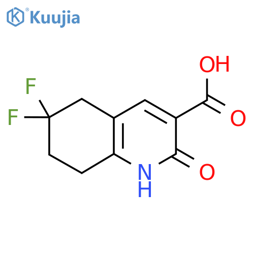 6,6-Difluoro-2-oxo-1,5,7,8-tetrahydroquinoline-3-carboxylic acid structure