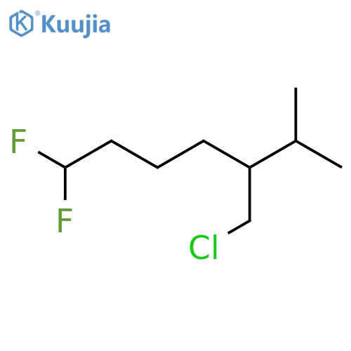 Heptane, 5-(chloromethyl)-1,1-difluoro-6-methyl- structure