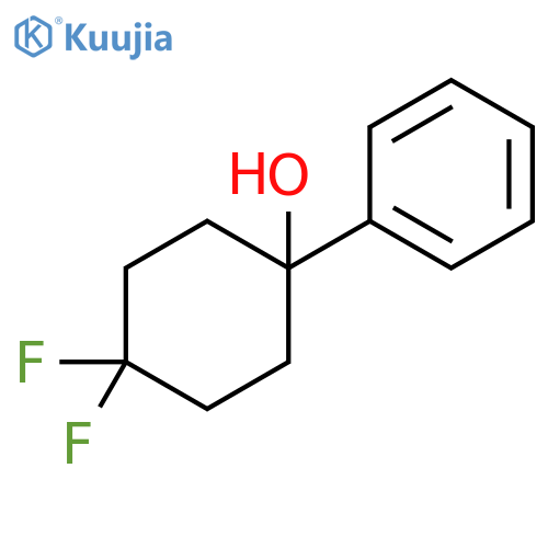 4,4-difluoro-1-phenylcyclohexan-1-ol structure