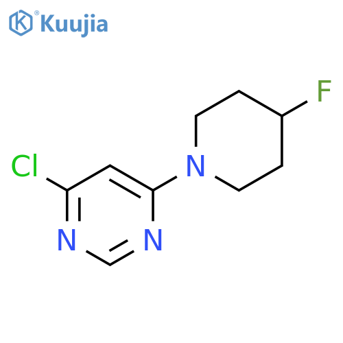 4-chloro-6-(4-fluoropiperidin-1-yl)pyrimidine structure