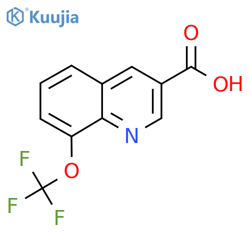8-(Trifluoromethoxy)quinoline-3-carboxylic acid structure
