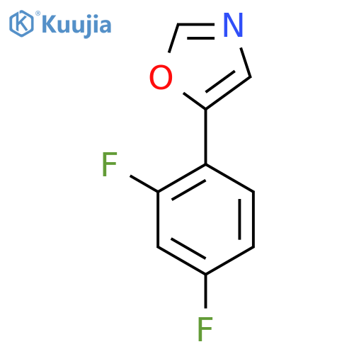 5-(2,4-Difluorophenyl)oxazole structure