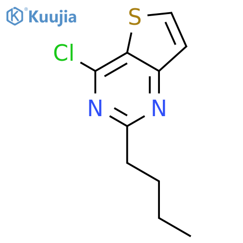 Thieno[3,2-d]pyrimidine, 2-butyl-4-chloro- structure