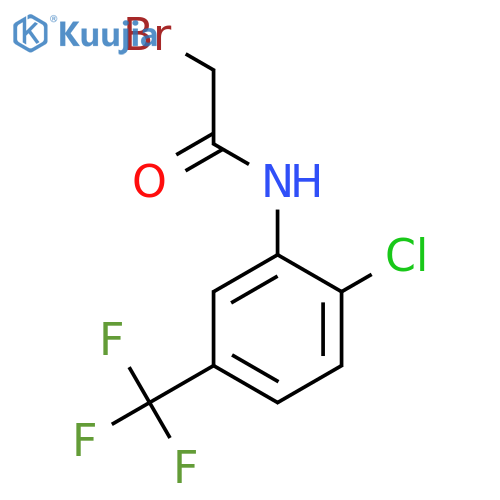 2-Bromo-N-[2-chloro-5-(trifluoromethyl)phenyl]acetamide structure
