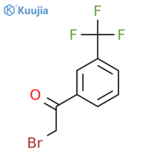 2-Bromo-1-3-(trifluoromethyl)phenylethanone structure