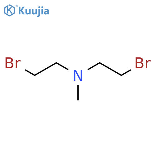 2-bromo-n-(2-bromoethyl)-n-methylethanamine structure