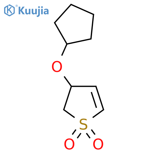 3-(cyclopentyloxy)-2,3-dihydro-1lambda6-thiophene-1,1-dione structure