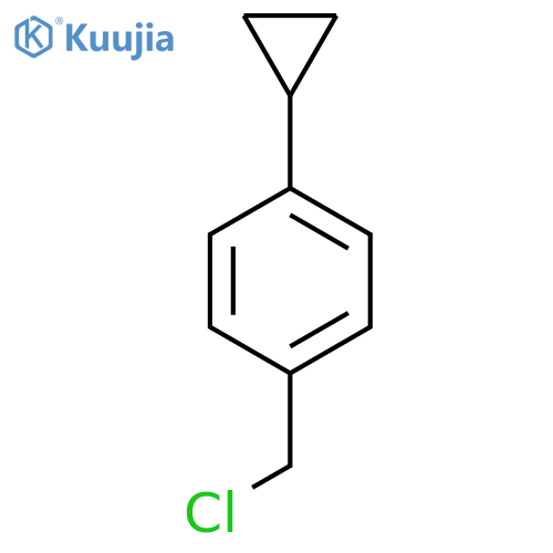 1-(Chloromethyl)-4-cyclopropylbenzene structure