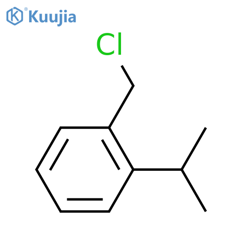 1-(chloromethyl)-2-(propan-2-yl)benzene structure