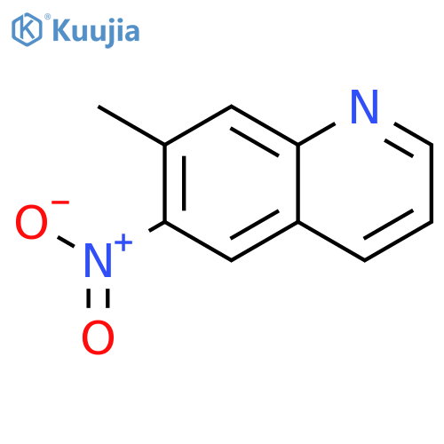 7-Methyl-6-nitroquinoline structure
