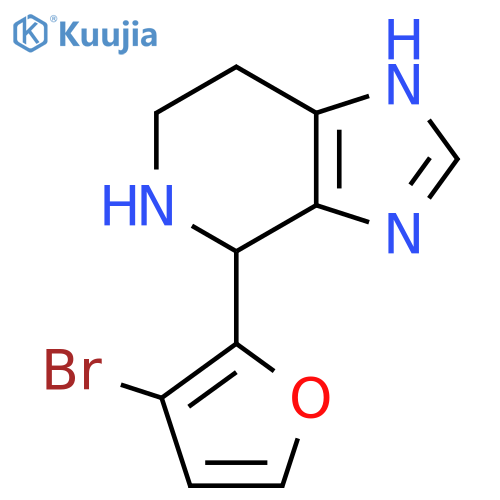 4-(3-bromofuran-2-yl)-3H,4H,5H,6H,7H-imidazo4,5-cpyridine structure