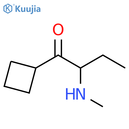 1-Butanone, 1-cyclobutyl-2-(methylamino)- structure