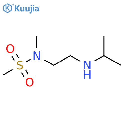 Methanesulfonamide, N-methyl-N-[2-[(1-methylethyl)amino]ethyl]- structure