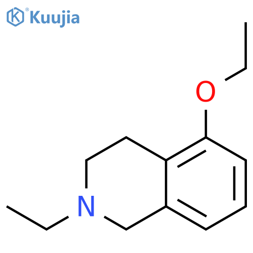 Isoquinoline,5-ethoxy-2-ethyl-1,2,3,4-tetrahydro- structure