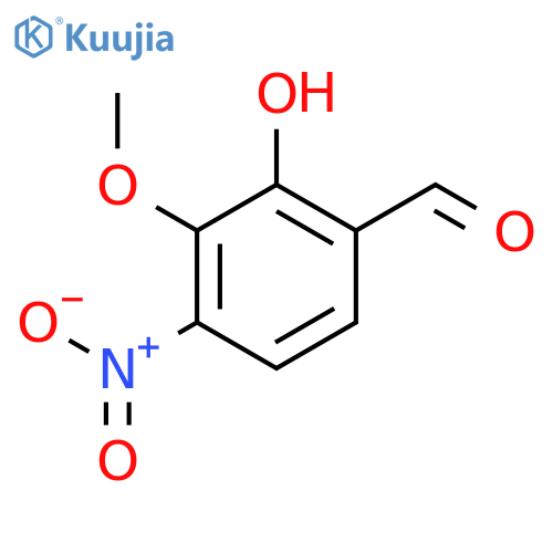 2-hydroxy-3-methoxy-4-nitrobenzaldehyde structure