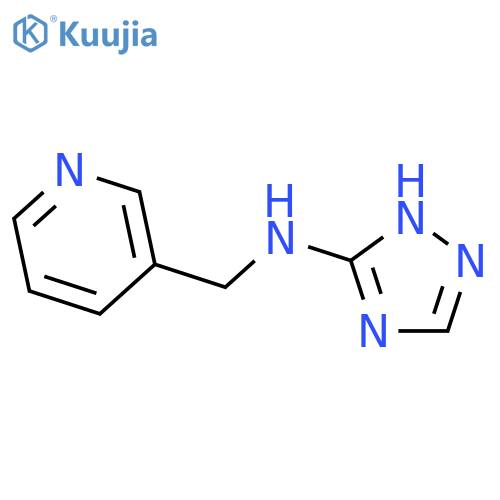 N-(3-pyridinylmethyl)-1H-1,2,4-triazol-3-amine structure