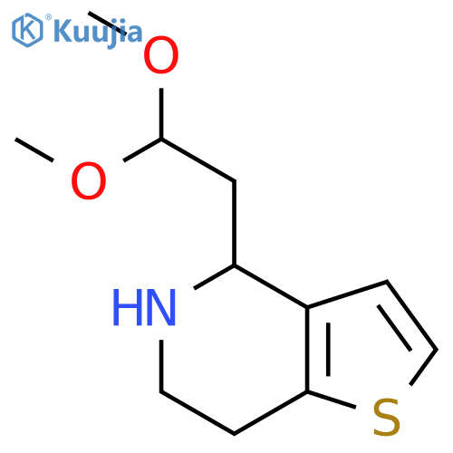 4-(2,2-dimethoxyethyl)-4H,5H,6H,7H-thieno3,2-cpyridine structure