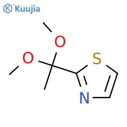 2-(1,1-Dimethoxyethyl)thiazole structure