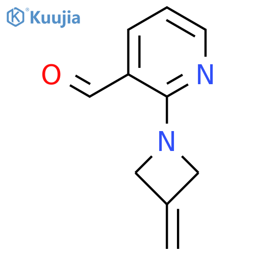 2-(3-Methylideneazetidin-1-yl)pyridine-3-carbaldehyde structure