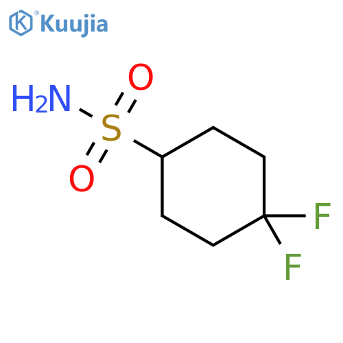 Cyclohexanesulfonamide, 4,4-difluoro- structure