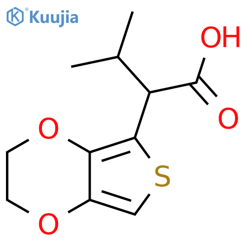 3-methyl-2-{2H,3H-thieno3,4-b1,4dioxin-5-yl}butanoic acid structure