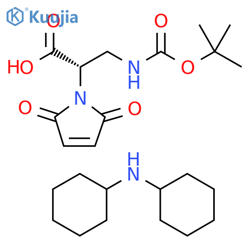Mal-L-Dap(Boc)-OH*DCHA structure