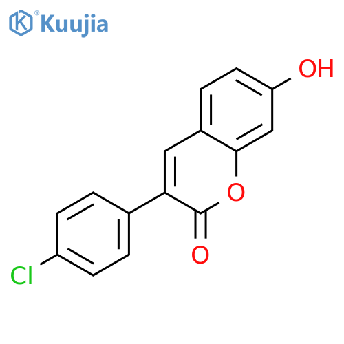 3-(4-Chlorophenyl)-7-hydroxy-2H-chromen-2-one structure