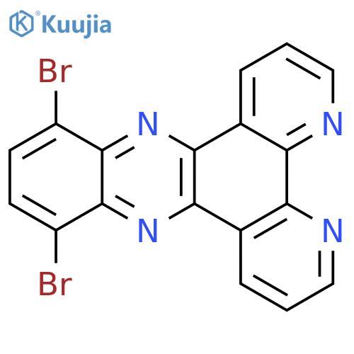 Dipyrido[3,2-a:2',3'-c]phenazine, 10,13-dibromo- structure