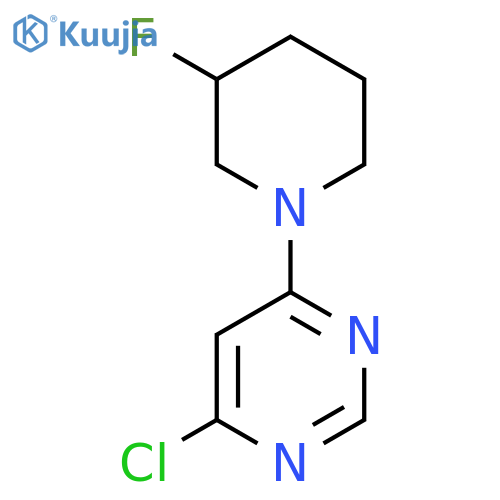 4-Chloro-6-(3-fluoropiperidin-1-yl)pyrimidine structure