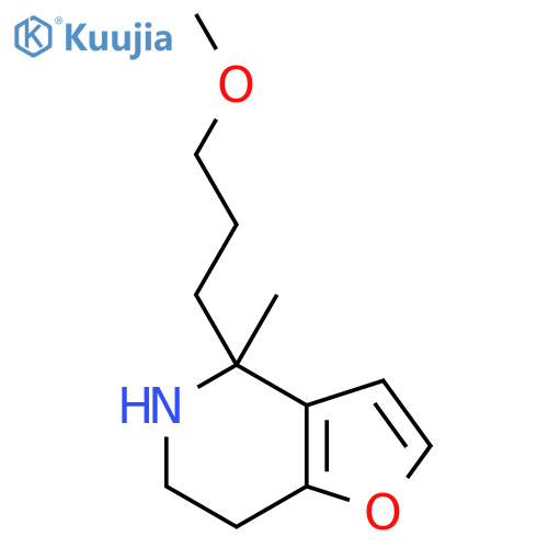 4-(3-methoxypropyl)-4-methyl-4H,5H,6H,7H-furo3,2-cpyridine structure