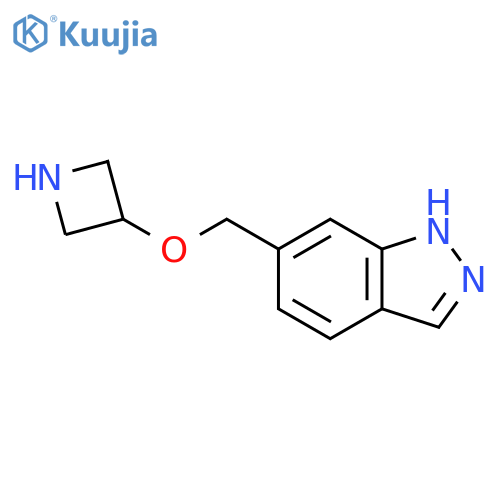 6-(azetidin-3-yloxy)methyl-1H-indazole structure