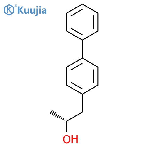 (2R)-1-(4-phenylphenyl)propan-2-ol structure