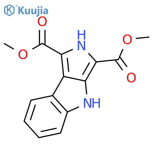 Pyrrolo[3,4-b]indole-1,3-dicarboxylic acid, 2,4-dihydro-, dimethyl ester structure