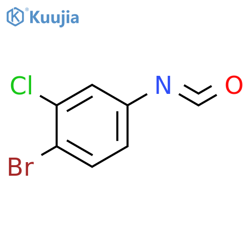1-bromo-2-chloro-4-isocyanatobenzene structure