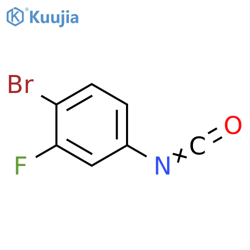 1-bromo-2-fluoro-4-isocyanatobenzene structure
