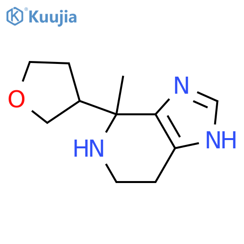 4-methyl-4-(oxolan-3-yl)-3H,4H,5H,6H,7H-imidazo4,5-cpyridine structure