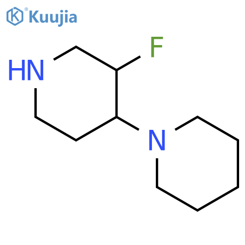 1,4'-Bipiperidine, 3'-fluoro- structure