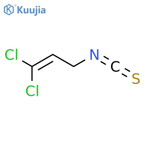1,1-Dichloro-3-isothiocyanatoprop-1-ene structure