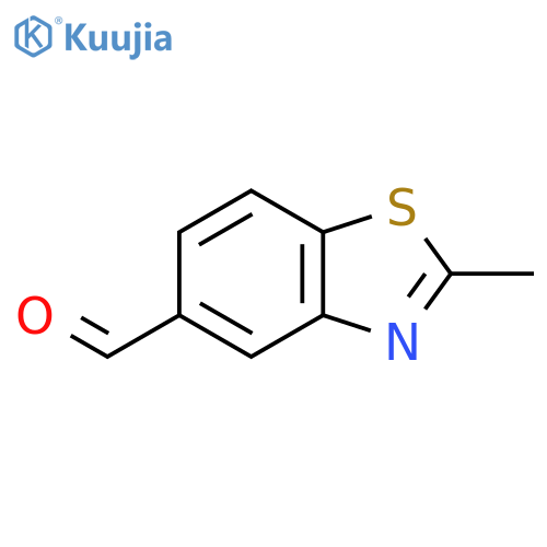 2-methylbenzodthiazole-5-carbaldehyde structure