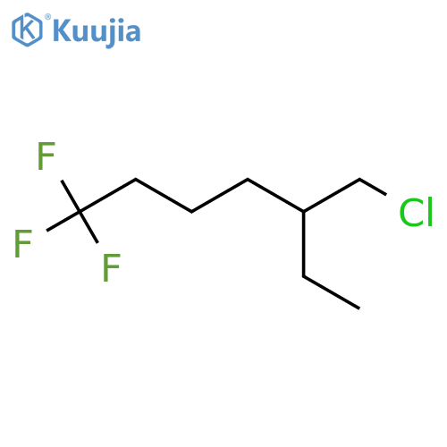 Heptane, 5-(chloromethyl)-1,1,1-trifluoro- structure
