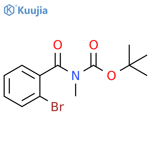 N-Boc-2-bromo-N-methylbenzamide structure