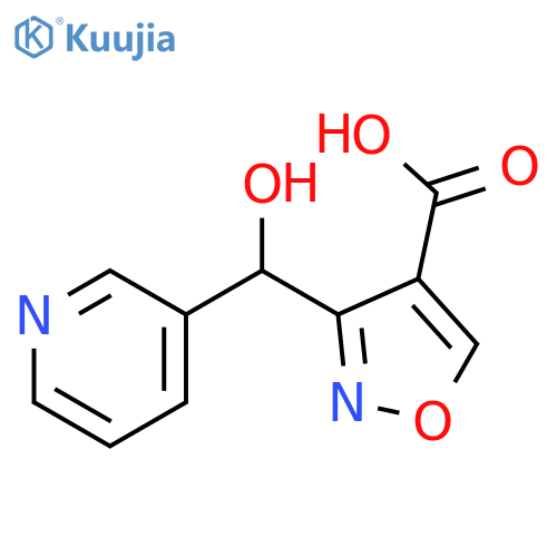 3-[Hydroxy(3-pyridyl)methyl]isoxazole-4-carboxylicAcid structure