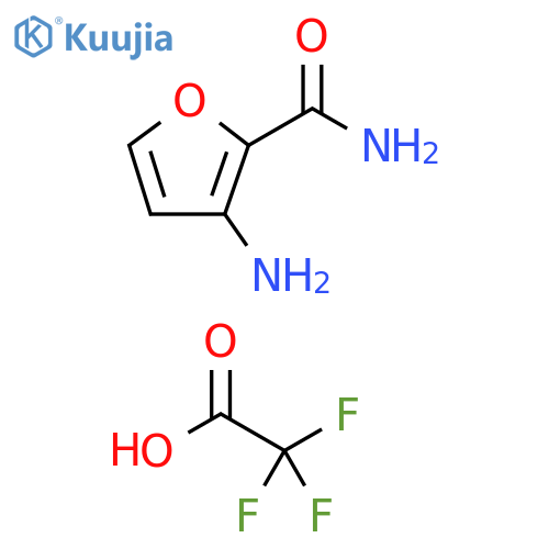 3-Aminofuran-2-carboxamideTrifluoroacetate structure