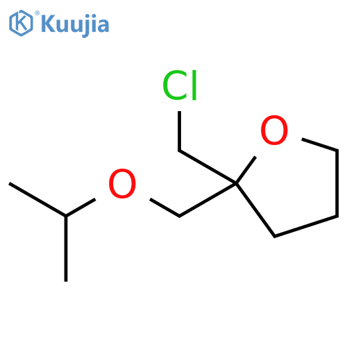 Furan, 2-(chloromethyl)tetrahydro-2-[(1-methylethoxy)methyl]- structure