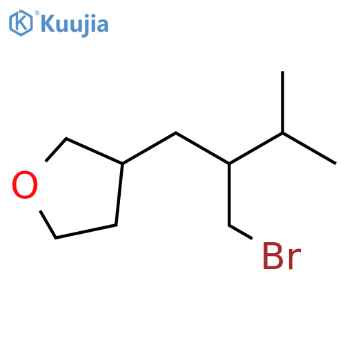 Furan, 3-[2-(bromomethyl)-3-methylbutyl]tetrahydro- structure