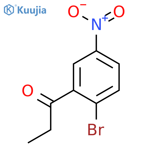 1-Propanone, 1-(2-bromo-5-nitrophenyl)- structure