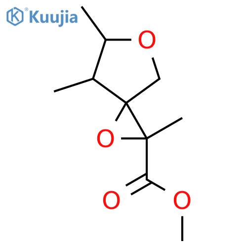 Methyl 2,6,7-trimethyl-1,5-dioxaspiro[2.4]heptane-2-carboxylate structure